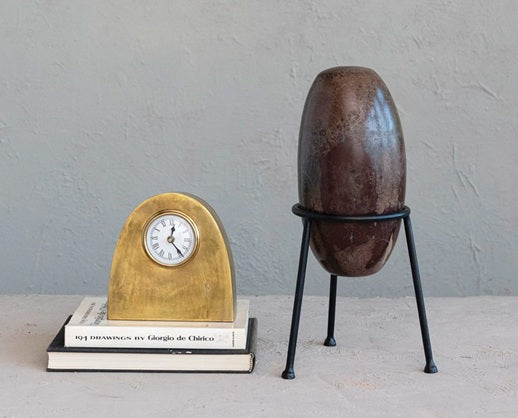 Gold Arched Mantel Clock