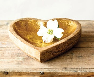 Gold Heart Dish