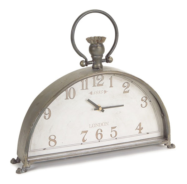 Metal Mantel Clock