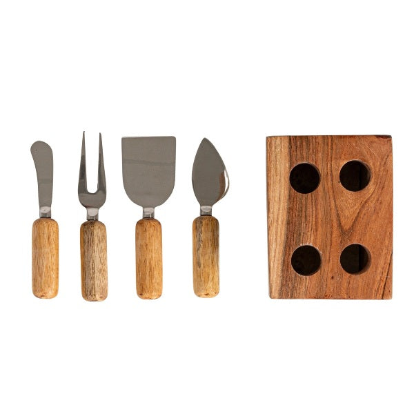 Stainless Steel Cheese Server Set