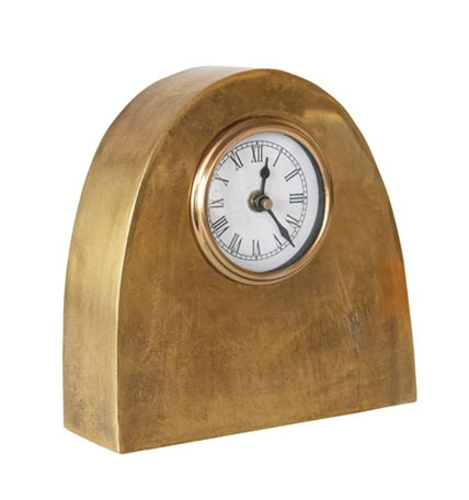 Gold Arched Mantel Clock