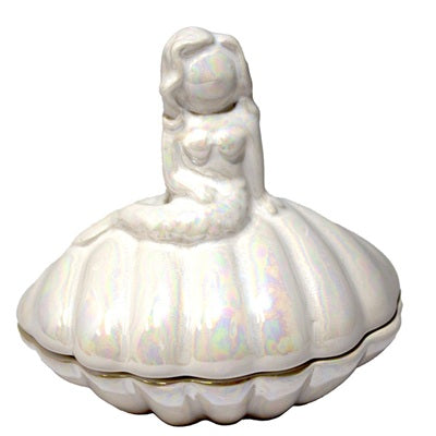 Mermaid Ceramic Trinket Box