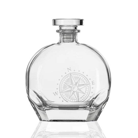 Compass Star Glass Decanter