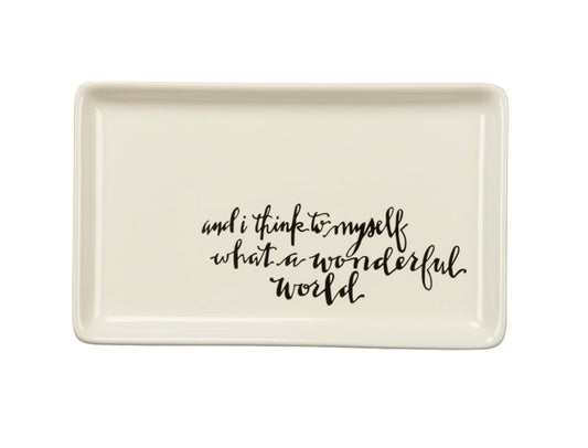 Wonderful World Trinket Dish