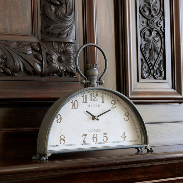 Metal Mantel Clock